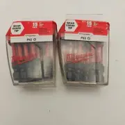 Milwaukee 48-32-5004 15 Pieces Hex Bits Drill Bits Lot of 2 New In Box