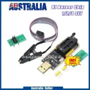 CH341A Burner Chip USB Programmer Writer SOP Clip Adapter EEPROM BIOS FLASH OZ