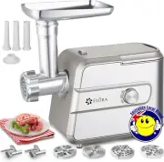 Electric Meat Mincer - Heavy Duty Grinder with Sausage Stuffer, Kibbeh Maker, Mi