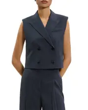 Theory Peak Double Breasted Vest