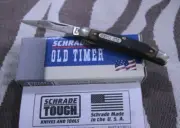 VINTAGE SCHRADE OLD TIMER 18OT LINER LOCK - MADE IN USA - NEW IN BOX