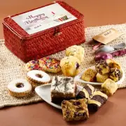 Dulcet's Happy Birthday Favorite Wicker Gourmet Gift Basket