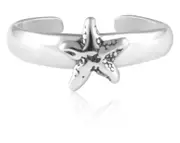 Sterling Silver Starfish Toe Ring