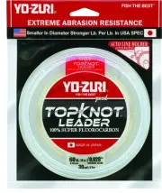 Yo-Zuri TKLD60 lbNCL30YD Topkot Fluorocarbon Fishing Leader 60 lb Test 30 Yards