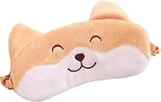 Cute Animal Cartoon Funny Eye Mask for Sleeping for Kids Adult Eye Shade Sleep Mask Blindfold Silk Plush