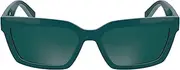 [Calvin Klein Jeans] CKJ25604S Women's Sunglasses Petrol with Solid Petrol Lens, petrol, One Size