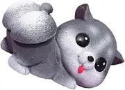 LIFKICH 1Pc Adorable Dog Shaking Butt Ornament Cute Desktop Spring Decor for Car Dashboard Cake Resin Craft Present for Pet Lovers Fun Table Decoration for Home and Office