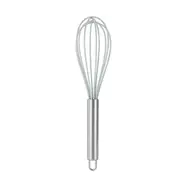 Manual Stainless Steel Handle Silicone Multi-Purpose Egg Beater Cake Cream Whisk Handheld Mixer Baking Tool (Light Green, 10 Inches)
