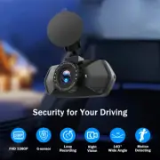 2.0" Dual Lens Dashboard Camera Car DVR Dash Cam Night Vision G-sensor DVR