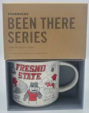 New Starbucks Fresno State Bulldogs Campus Collection 14 oz Collectible Mug