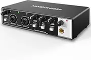 HOSONGIN USB Audio Interface for PC and Mac Recording Music, Audio Interface for Home Recording, Guitar, Mainstream Media Applications