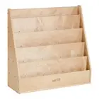 Streamline Single-Sided Book Display with Storage, Classroom Bookshelf, Natural