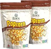 Eden Organic Yellow Popcorn Kernels, Non GMO, Superior Popping Variety, 100% Whole Grain, 20 oz (2-Pack)