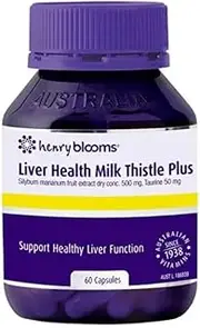 Blooms Milk Thistle 35000 Plus Taurine 60 Vege Capsules