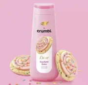 Dove X Crumbl Body Wash Confetti Cake NEW 20oz Crumble Cookie