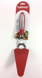Cuisinart Cooking Utensils RED Nylon Flexible Turner Spatula NEW