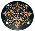 24" Decorative Marble Coffee Table Top Inlay Handmade Work