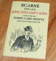 Scarne Explains the 3 Card Monte (Audley Walsh, 2012 reprint) --TMGS Book-MANIA