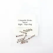 10 Pc Dental Orthodontic Spiral Crimpable Sliding Hook Cross Multi-fuction Right