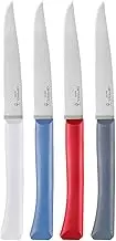 Opinel Bon Appetit+ Box Set of 4 Table Knives Primo (Cloud/Blue/Red/Grey)