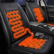 Winter Automobile Heating Seat Cushion 12v Automobile Lighter Electric Heating Universal Seat Cushion Black