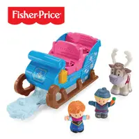 在飛比找PChome24h購物優惠-【奇哥】Fisher-Price 費雪 冰雪奇緣雪橇組