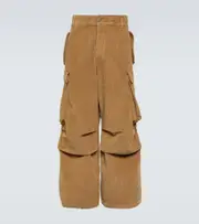 Alanui Velvet corduroy cargo pants