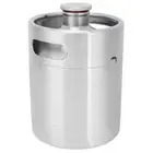 2L Beer Keg Mini Stainless Steel Beer Barrel W/Spiral Lid For Home Brewing QT
