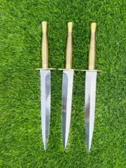 Lot-3 British Army Fairbairn Sykes Commando Dagger Knife Boot Dagger With Sheath