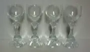 Mikasa THE RITZ Cordial Wine Glasses SET OF FOUR More Sets Here