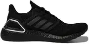 [adidas] Unisex Ultraboost 20 Running Shoes, Black/Silver