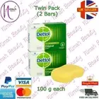 Pack of 2 Dettol Antibacterial Original Bar Soap -100g Twin pack