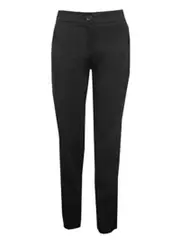 Girls Black Stretch Tailored Pants