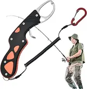 Fishing Grip | Stainless Steel Fishing Grabber - Stainless Steel Multifunctional Fish Controller Fish Control Comfortable Grip Fish Equipment for Fishermen Grandfather Father Neighbor Boyfriend
