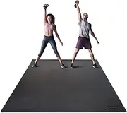 Miramat® Giga - Ultra Large Premium Exercise Mat (244 x 183cm; 7mm Thick) - Durable Non-Slip Workout Mats for Home Gym, Crossfit, P90X, HIIT, Cardio Equipment, Yoga, and More