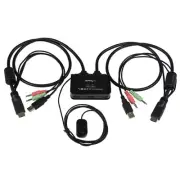 StarTech SV211HDUA StarTech Cable 2Port USB HDMI KVM Switch Audio and