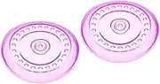 2pcs Dog Puppy Plaything Dog Training Flying Disc Throwing Plate Toy Puppy Chewing Toy for Pet