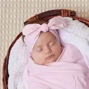 Snuggle Hunny Baby Pink Organic Topknot