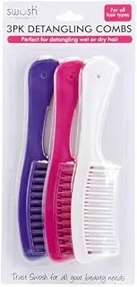 Swosh Detangling Combs (Pack of 3)
