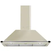 Smeg 90cm Victoria Canopy Rangehood - Panna Cream