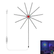 Smart Firework LED Lights App Control RGB Color Changing Strip Lights for Room Christmas Decor