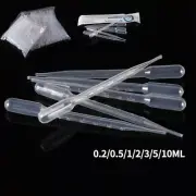 Plastic Transfer Pipette Disposable Pasteur Dropper 0.2/0.5/1/2/3/5/10ml