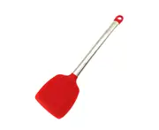 Silicone Non-stick Spatula Soup Scoop Colander Scraper Kitchen Cooking Tool-Red Spatula