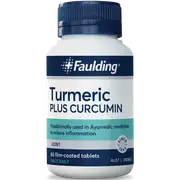 Faulding Tumeric Plus Curcumin 60 Tablets
