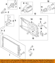MAZDA OEM 06-10 5 Radiator Coolant Overflow-Reservoir Expansion Tank LFB715350C (for: Mazda)