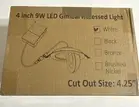 ZYC Gimbal LED Recessed Lighting - 4 Inch 5CCT 9W 360° 4 Pack