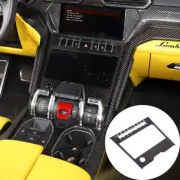 Real Carbon Fiber Center Console AC Switch Trim Cover For Lamborghini URUS 18-23