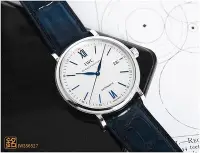 在飛比找Yahoo!奇摩拍賣優惠-大銘腕錶 全新現貨 IWC 萬國 IW356527 白面藍針