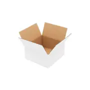 Mailing Box 150 x 150 x 75mm White Regular Medium Shipping Carton 100 Pack B15