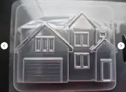 HOUSE MOLD, Fondant Mold, Chocolate Making Supplies Housewarming Cake Decor